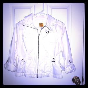 White Jean jacket